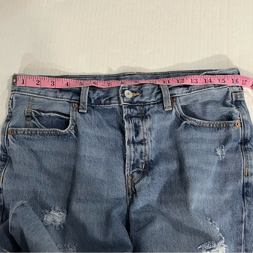 OLD NAVY BUTTON FLY HIGH RISE SLOUCHY TAPERD LEG (a407) - Picture 10 of 13